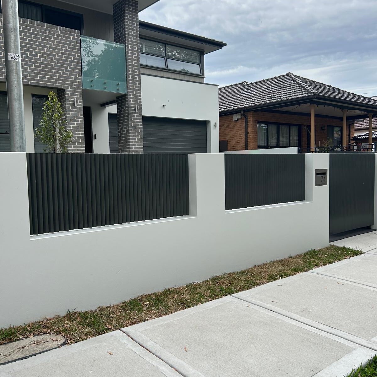 Aluminium Front Fencing Fence Infills